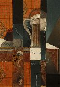 Juan Gris Playing Cards and Glass of Beer oil painting on canvas